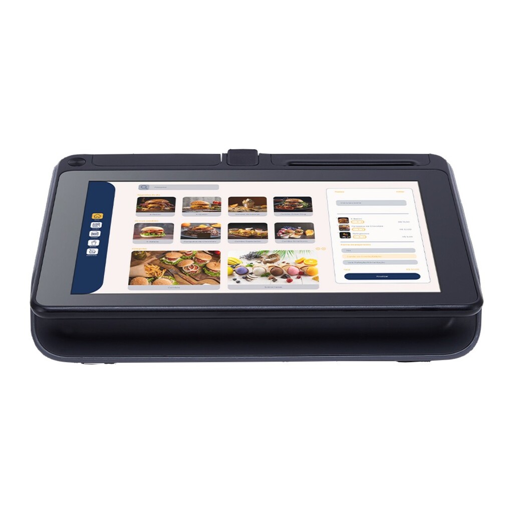 Terminal de Caixa PDV Smart GS300 Android 11, 2 Ram, 16 GB, 4G WiFi Rede Bluetooth, Tela 10,1 Touchscreen - Gertec