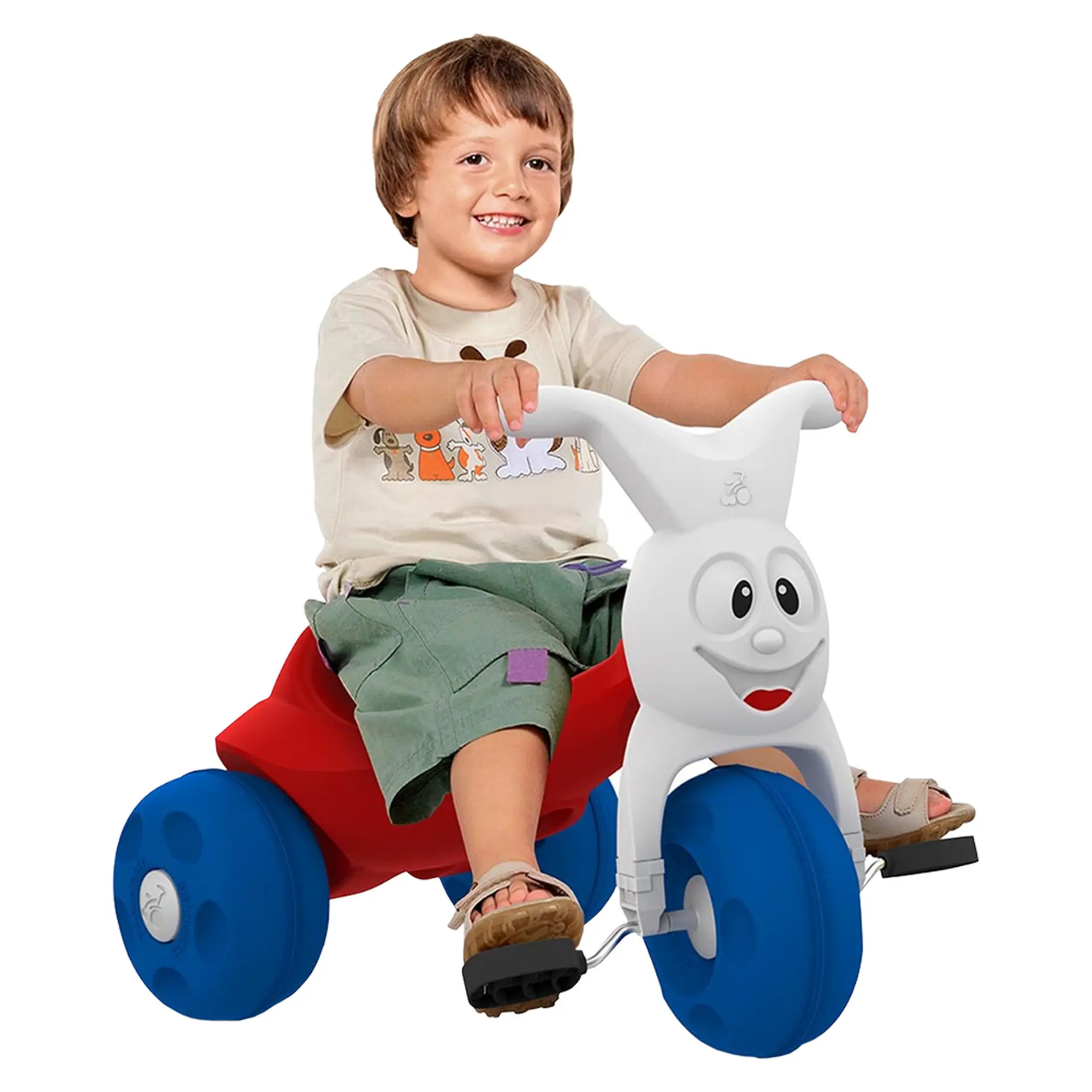 Triciclo a Pedal Infantil Bandeirante Europa - Vermelho