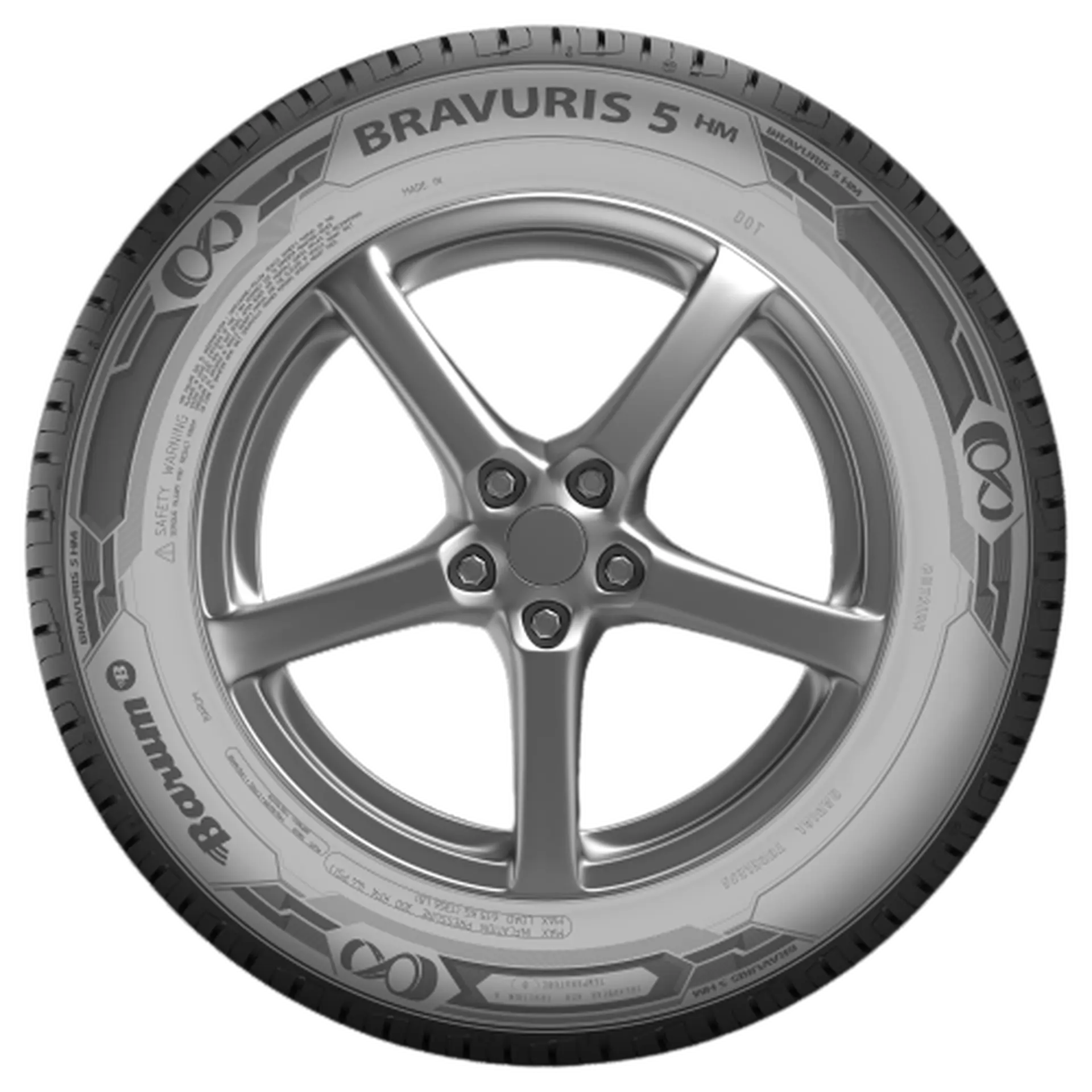 Pneu 195/65R15Barum Bravuris 5HM Aro 15 91H By Continental