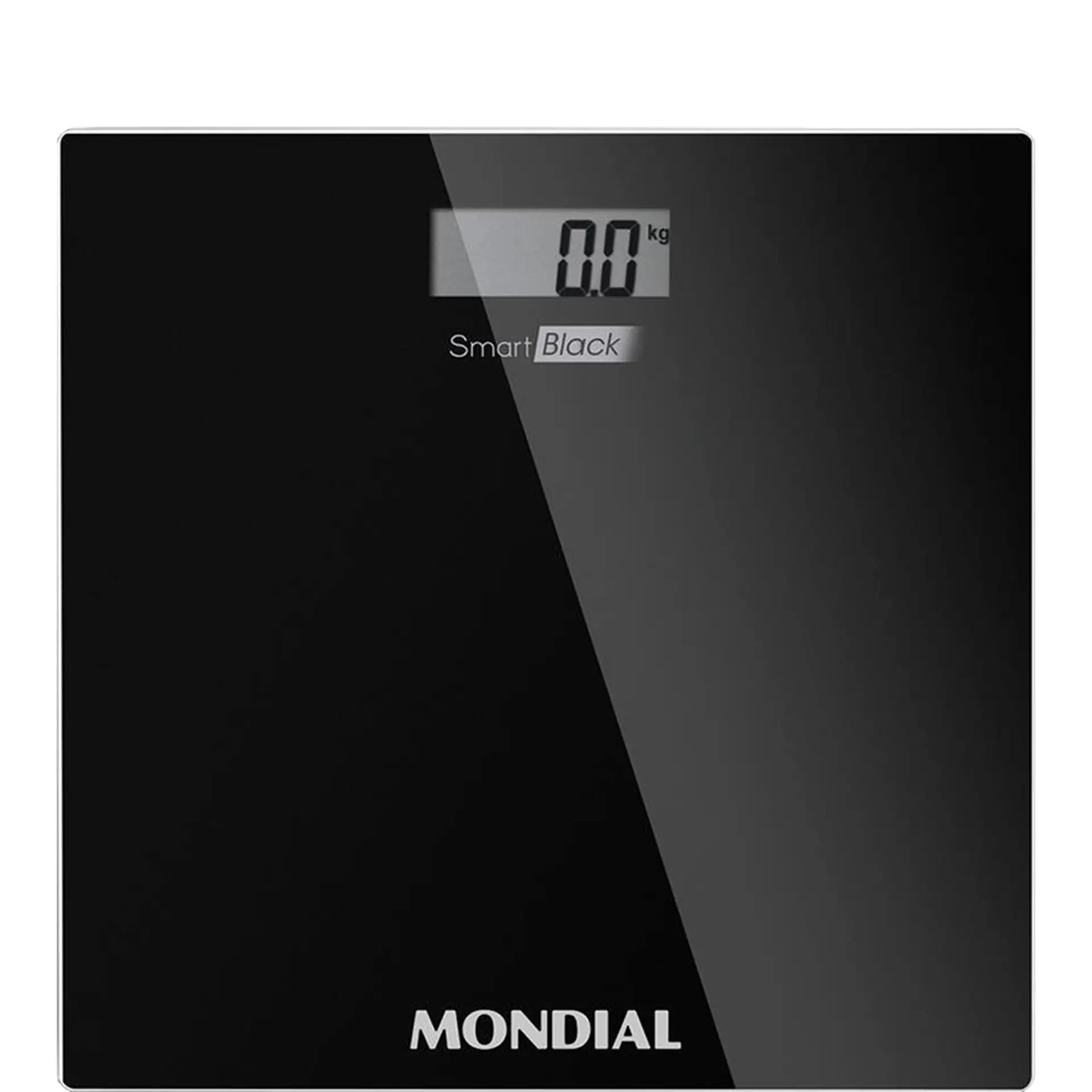 Balança Digital Mondial Smart Black até 150 Kg Indicador de Bateria Fraca - Preto