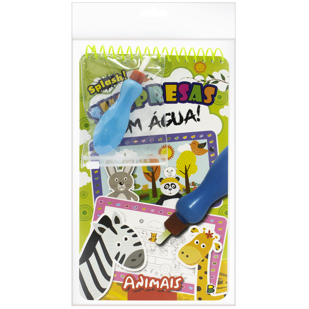 Livro Todolivro Animais Surpresas com Água para Molhar e se Divertir