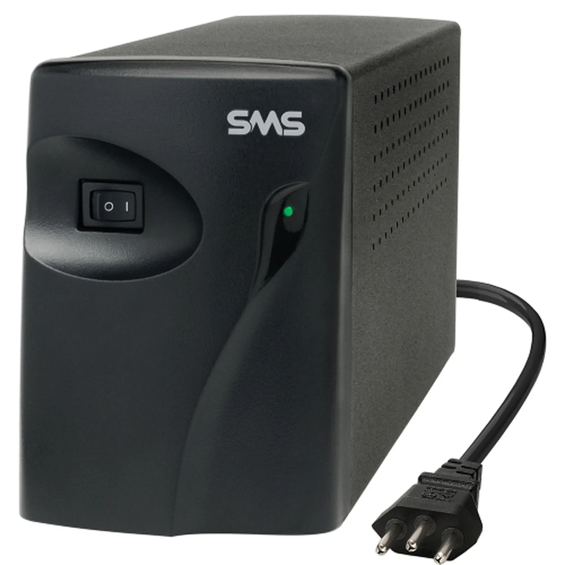 Estabilizador SMS Progressive III 600VA 5 Tomadas Fusível Rearmável 16215 - Preto - Bivolt