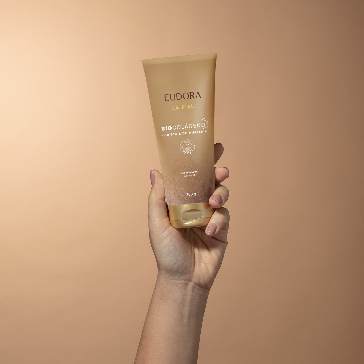 Gel Esfoliante Corporal Eudora La Piel Biocolágeno 200g