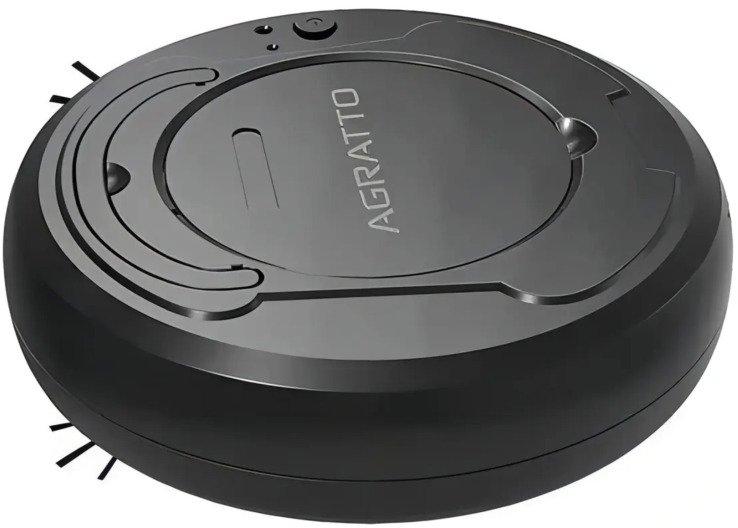 Aspirador de Pó Robô Praticci USB 3W Preto Agratto AAR01I04 13927