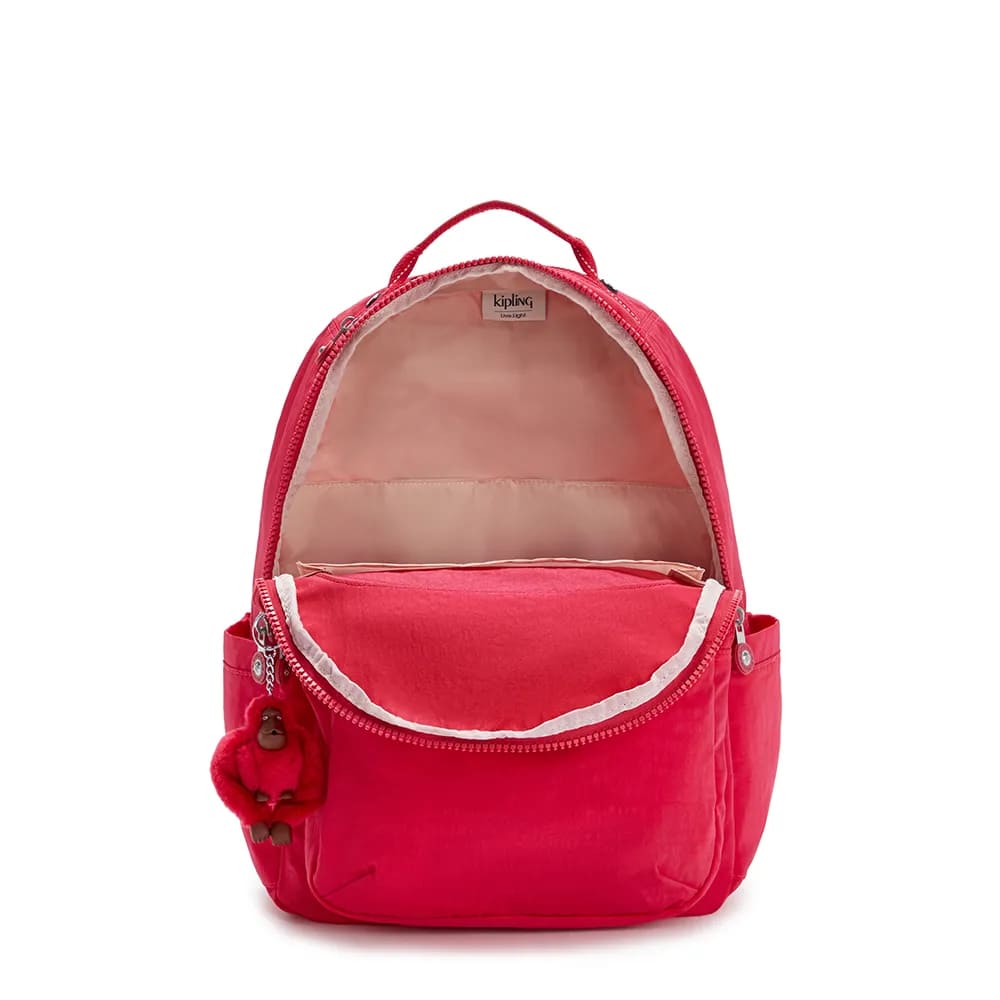 Mochila Kipling Seoul True Pink Grande