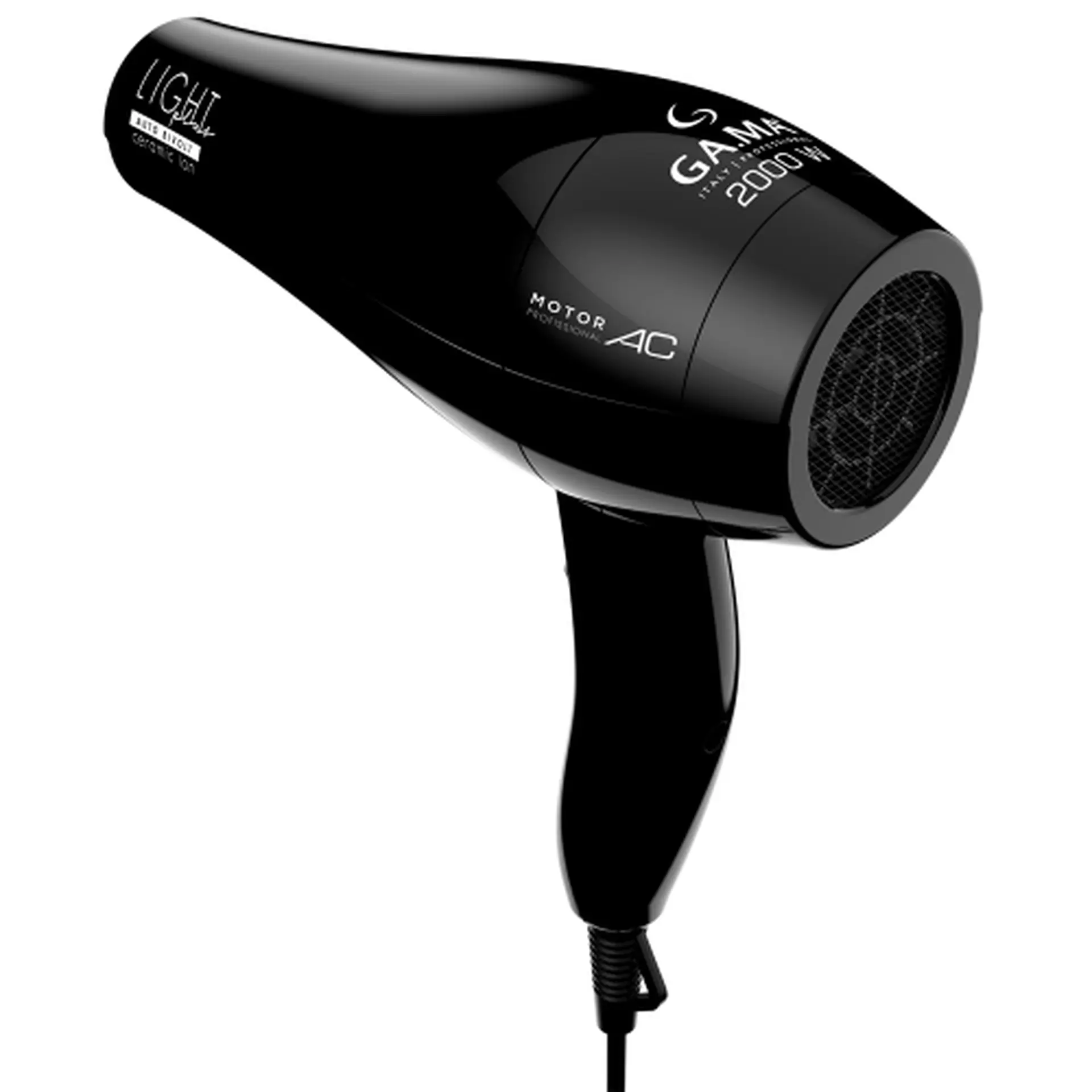 Secador de Cabelo Gama Light Plus Ceramic Íon Filtro Removível 2000W - Preto - Bivolt