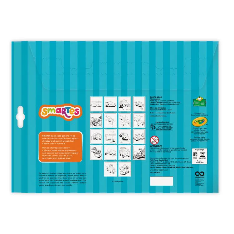 Kit de Colorir Faber-Castell Smartes Carros