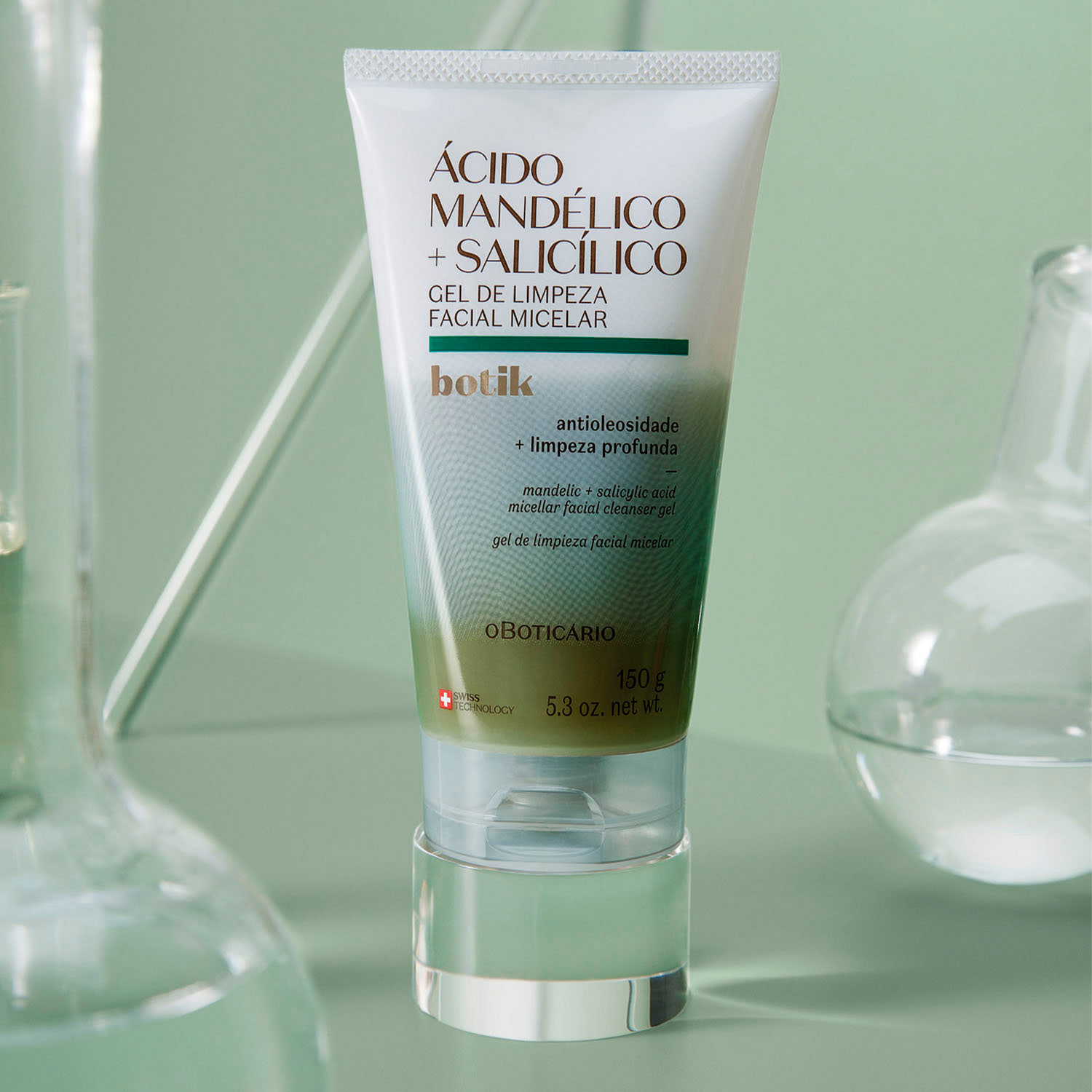 Gel de Limpeza Facial Micelar Ácido Mandélico + Salicílico Botik 150g