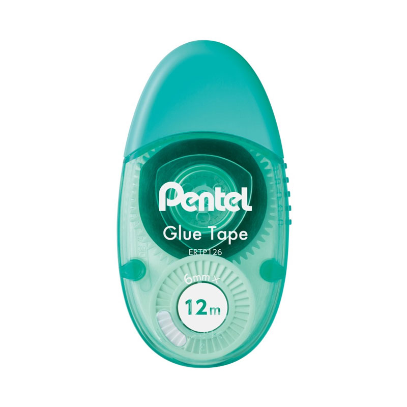 Cola em Fita Pentel 6mmx12m Pequeno Cores