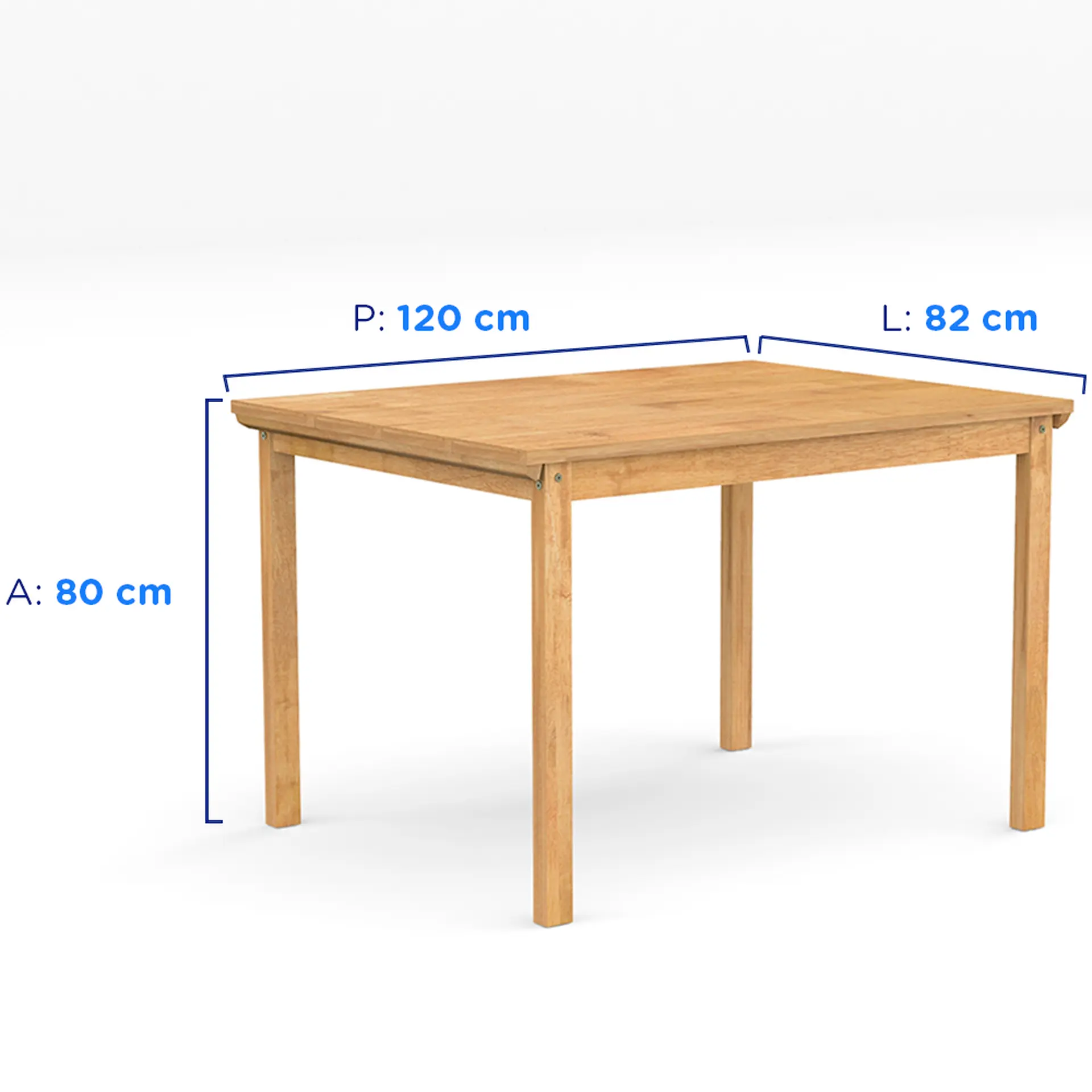 Conjunto de Mesa 4 Cadeiras 100% Madeira Maciça Itália Meneghetti - Mel/Cacau