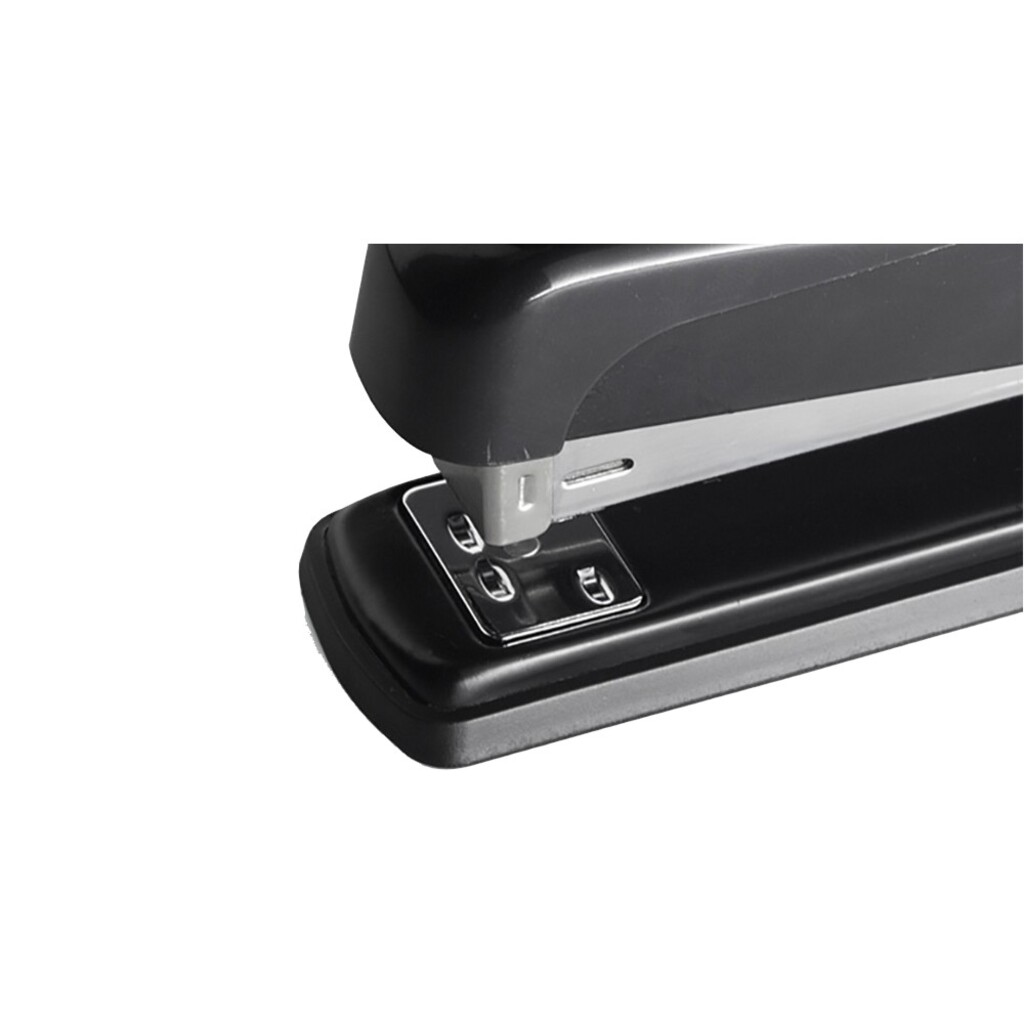 Grampeador de Mesa Metal 20 Folhas Preto BRW - Unitário - GP2001