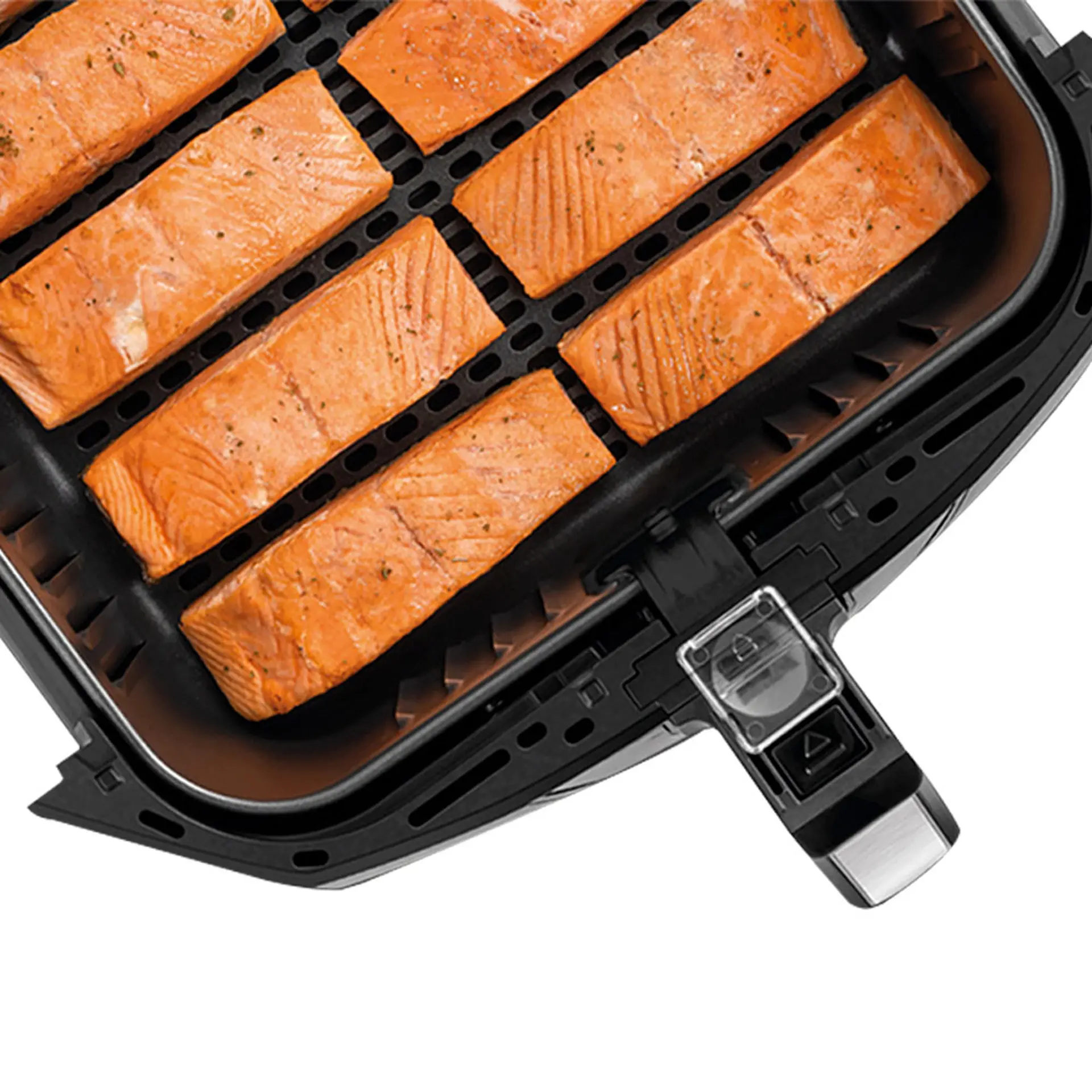 Fritadeira Elétrica Air Fryer Mondial Mega Family AFN-80-BI 8L 1900W Timer - Preto/Inox - 110 Volts