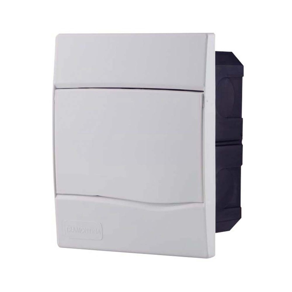 Quadro de Distribuição Embutir 5 Din Branco Tramontina - 56300/051