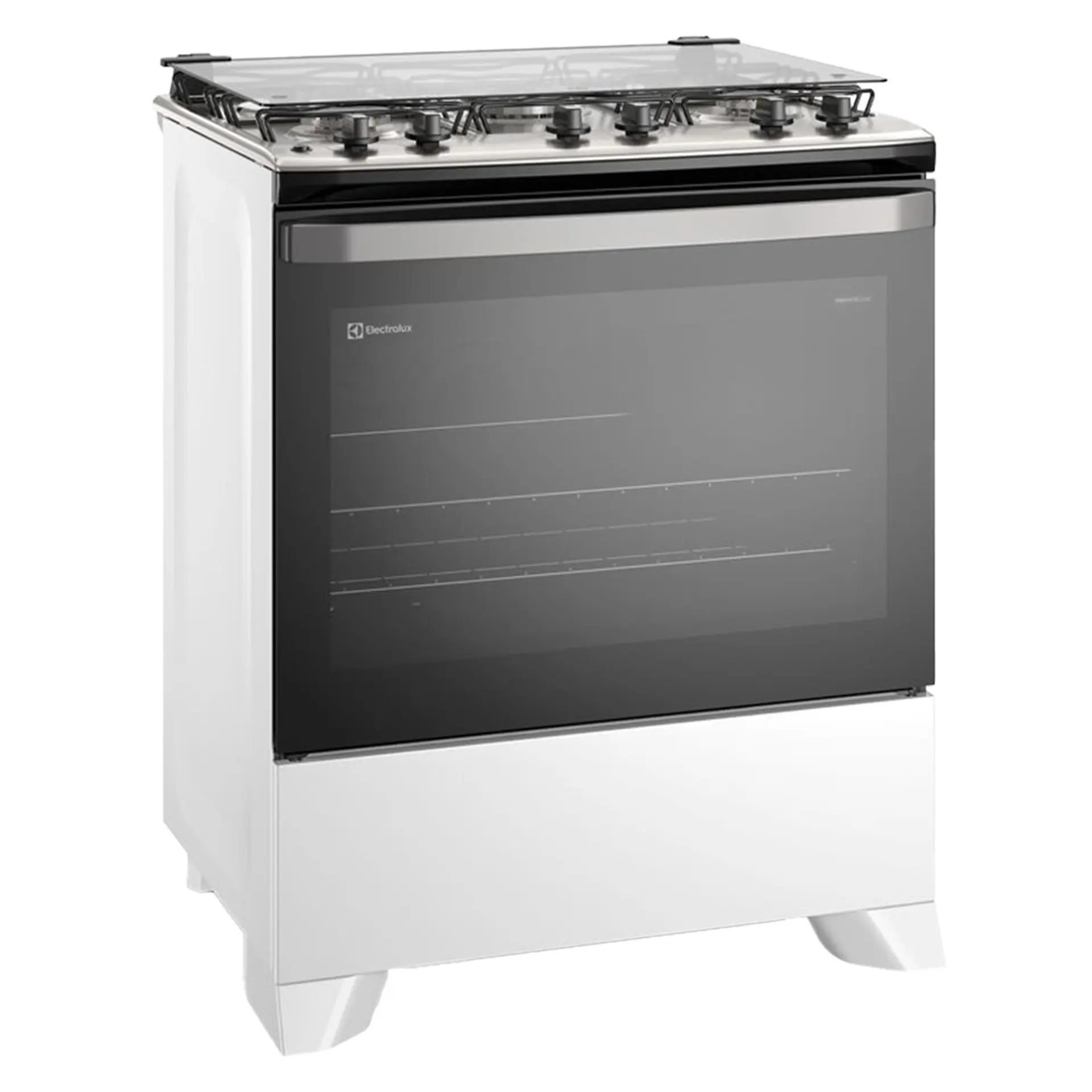 Fogão Electrolux Efficient 5 Bocas Automático Mesa de Inox Tripla Chama - Branco - Bivolt
