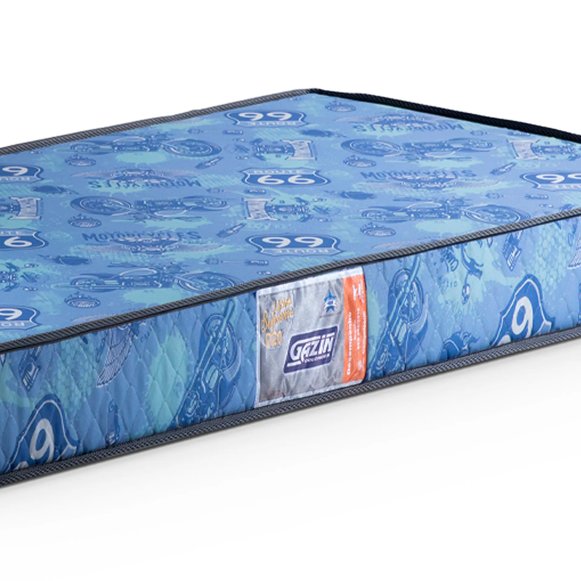Colchão Solteiro Espuma D20 Gazin Supreme 88x188cm - Azul