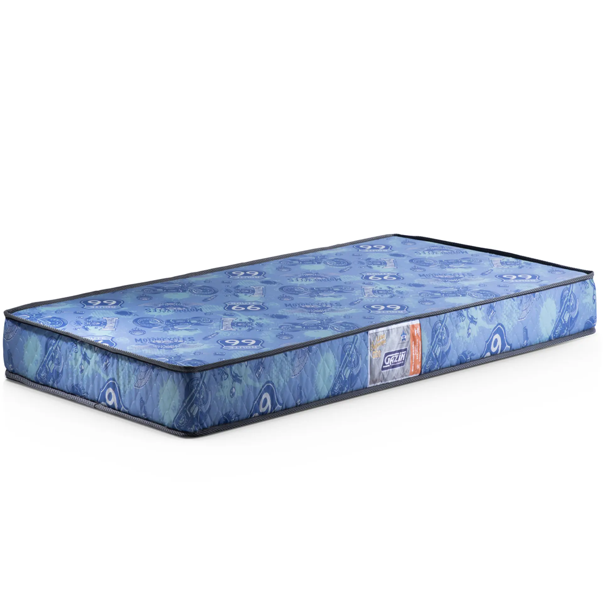 Colchão Solteiro Espuma D20 Gazin Supreme 88x188cm - Azul