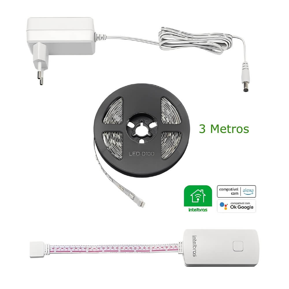Fita Led Smart Wi-Fi EFLS 6030 3m Intelbras