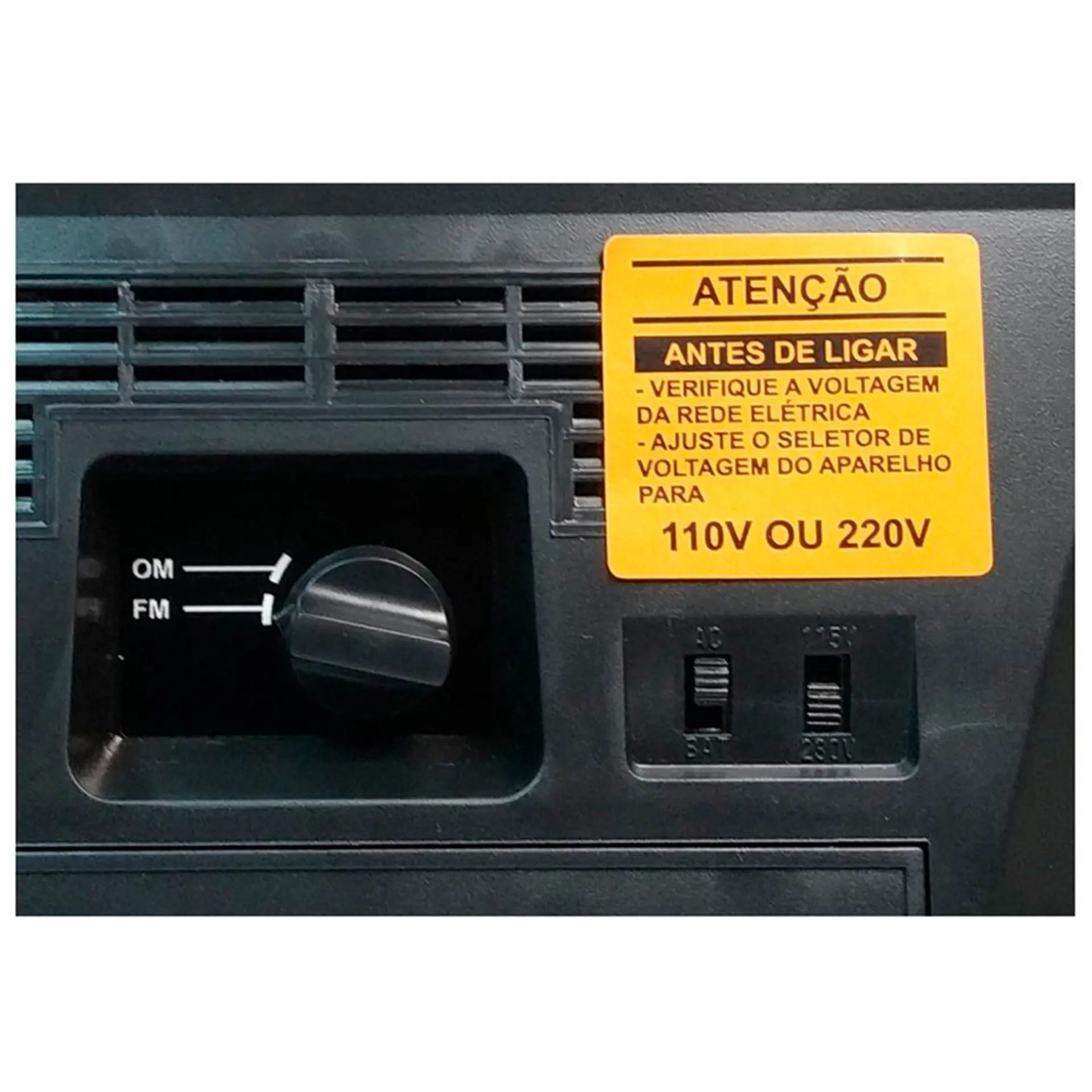 Rádio Portátil Motobrás RM-PFT22AC 2 Faixas AM/FM 1W