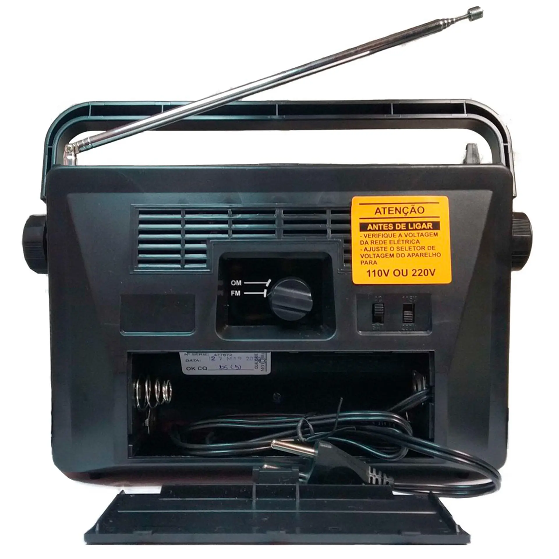 Rádio Portátil Motobrás RM-PFT22AC 2 Faixas AM/FM 1W
