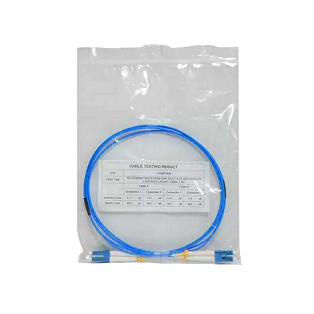 Cabo Patch Cord SC/UPC-SC/UPC 09/125 Fibra Optica 2,5M Duplo Seccon Fiber - NKLT-SUSU2B3022.250C