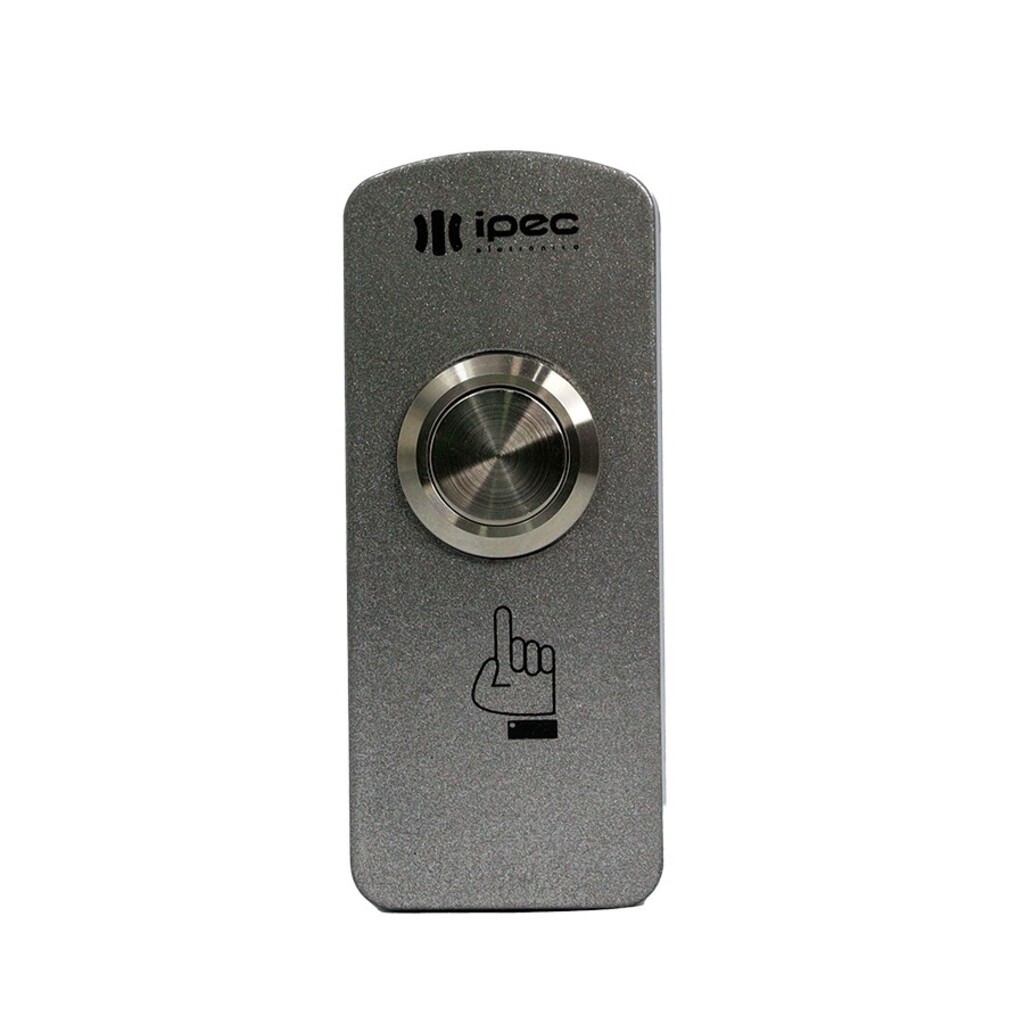 Botoeira de Saída Sobrepor Simples com Fio Inox Prata Ipec - A2336
