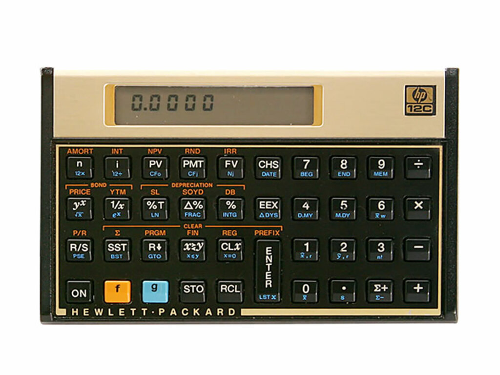 Calculadora Financeira HP 12C Gold 1 Linha por 10 Dígitos