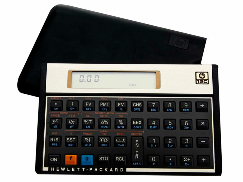 Calculadora Financeira HP 12C Gold 1 Linha por 10 Dígitos