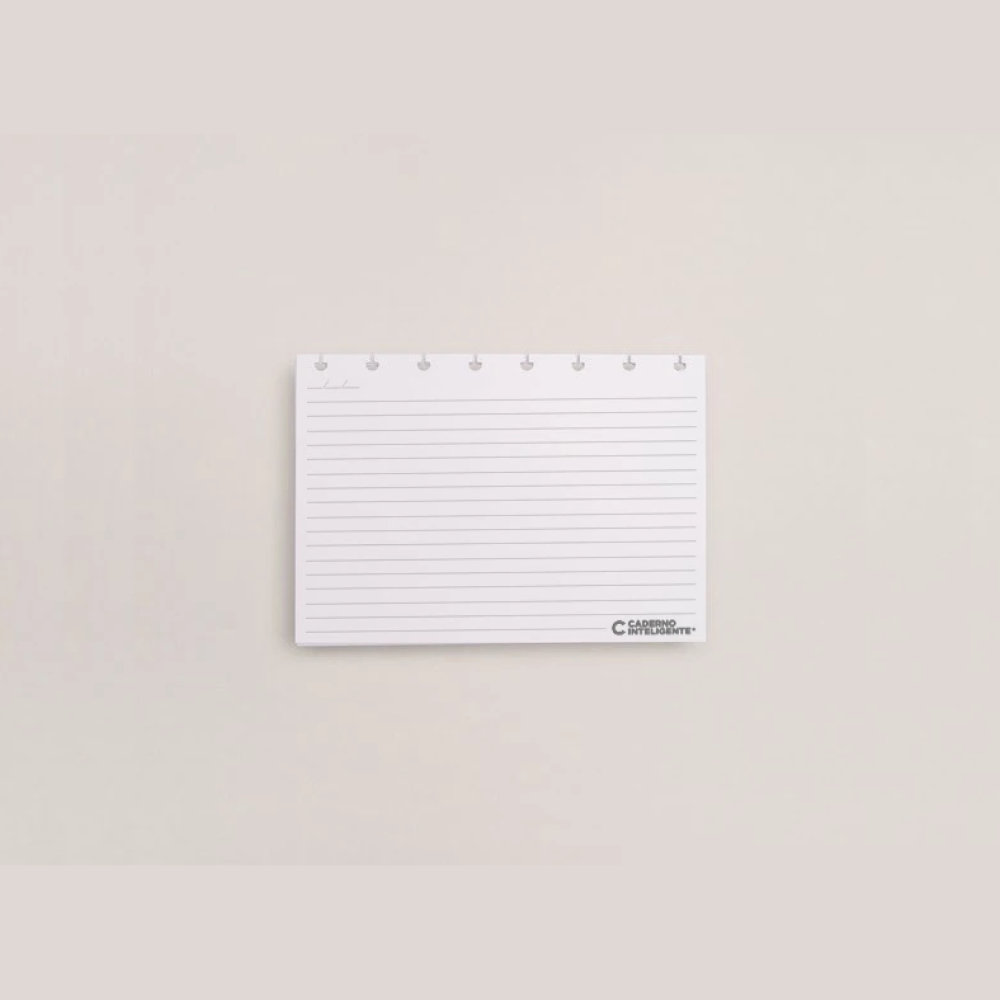 Refil para Caderno Inteligente A5 com 30 Folhas Pautadas 120 Gramas Frame