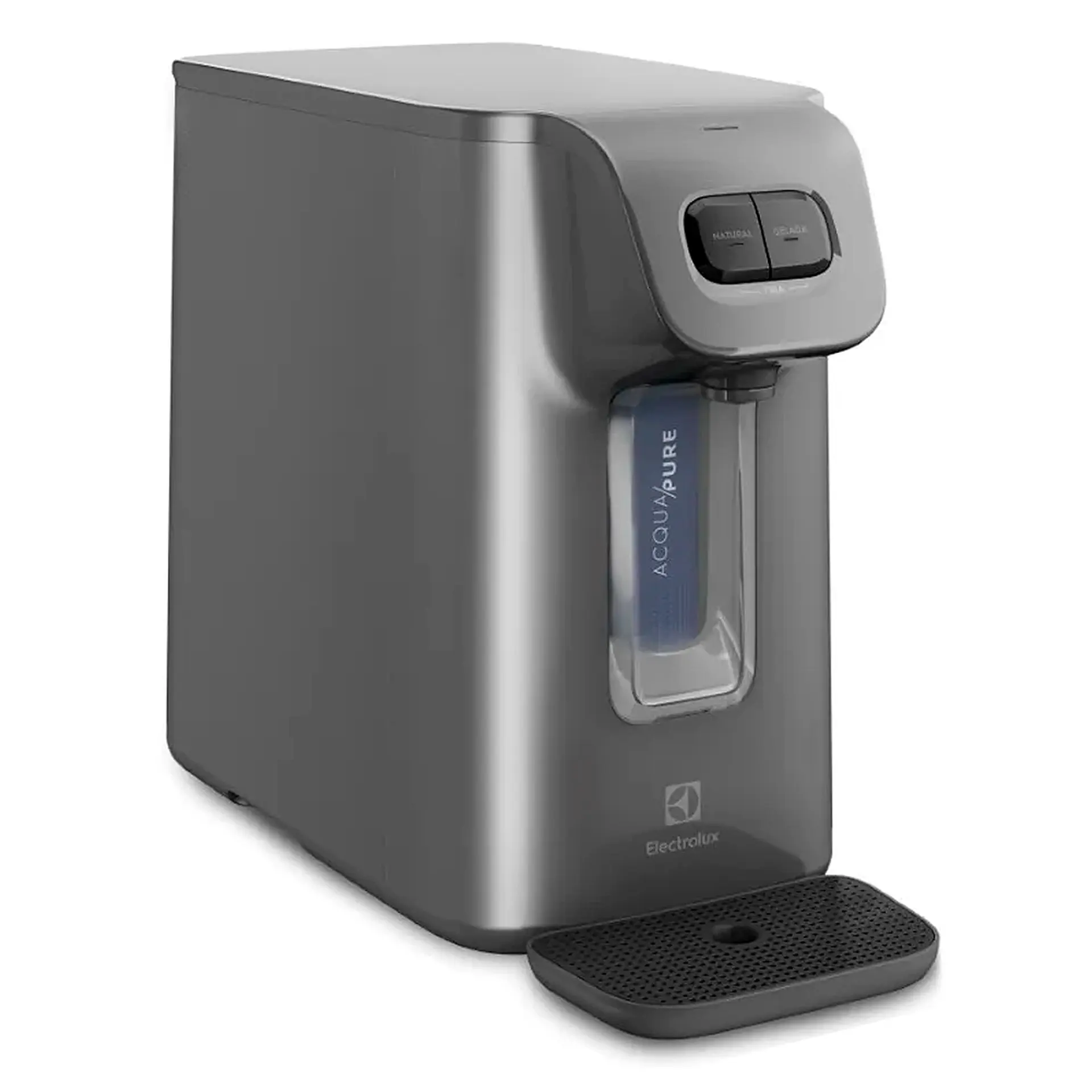 Purificador de Água Fria e Natural Electrolux Experience 1.7L Compressor PC01X - Cinza - 110 Volts