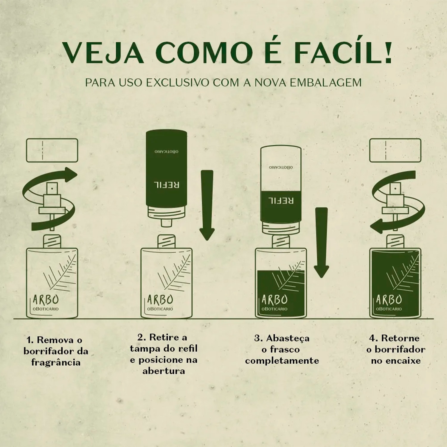 Combo Arbo: Desodorante Colônia 100ml + Refil 100ml