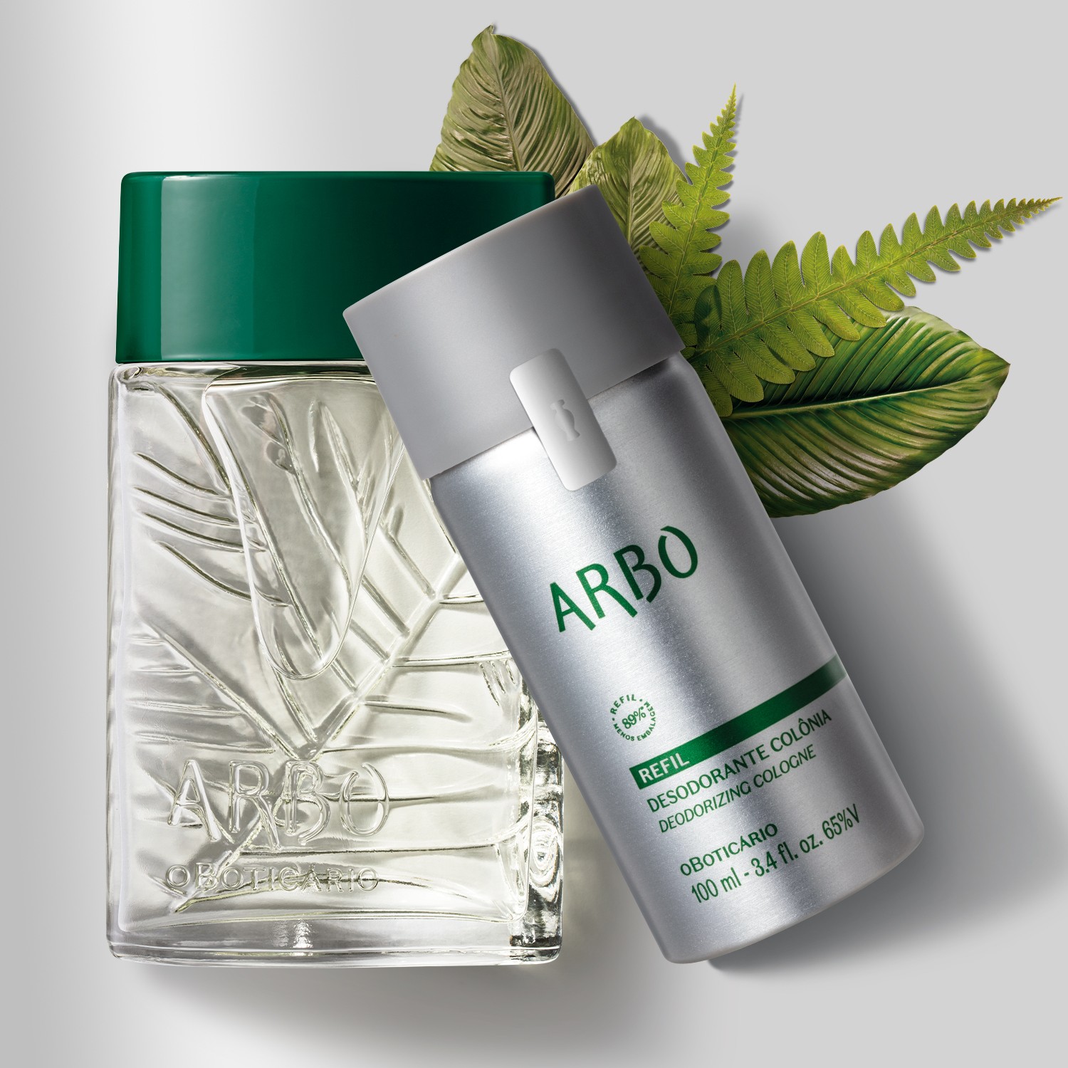 Combo Arbo: Desodorante Colônia 100ml + Refil 100ml
