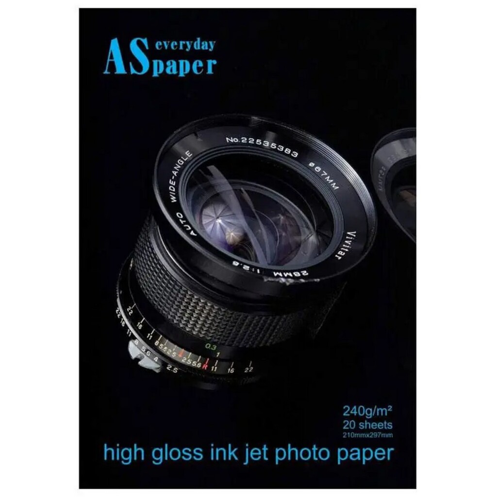 Papel Fotográfico Glossy A4 240 Gramas 20 Folhas Usa Folien - 8363