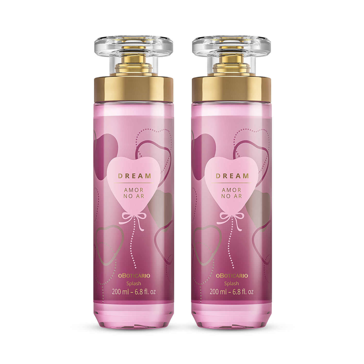 Combo Body Splash Dream Amor No Ar 200ml (2 itens)