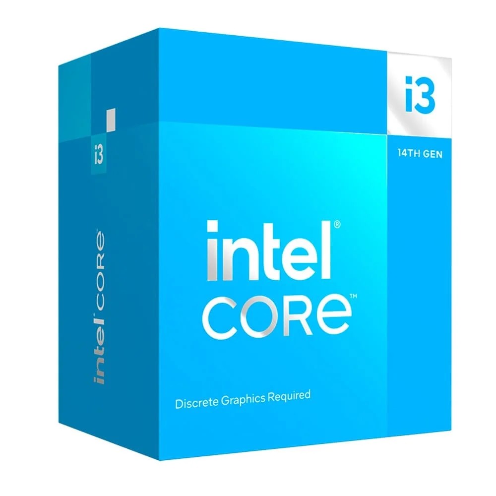 Processador Intel Core-I3 14100F 3.5Ghz LGA1700G14 12MB Cache BX8071514100F