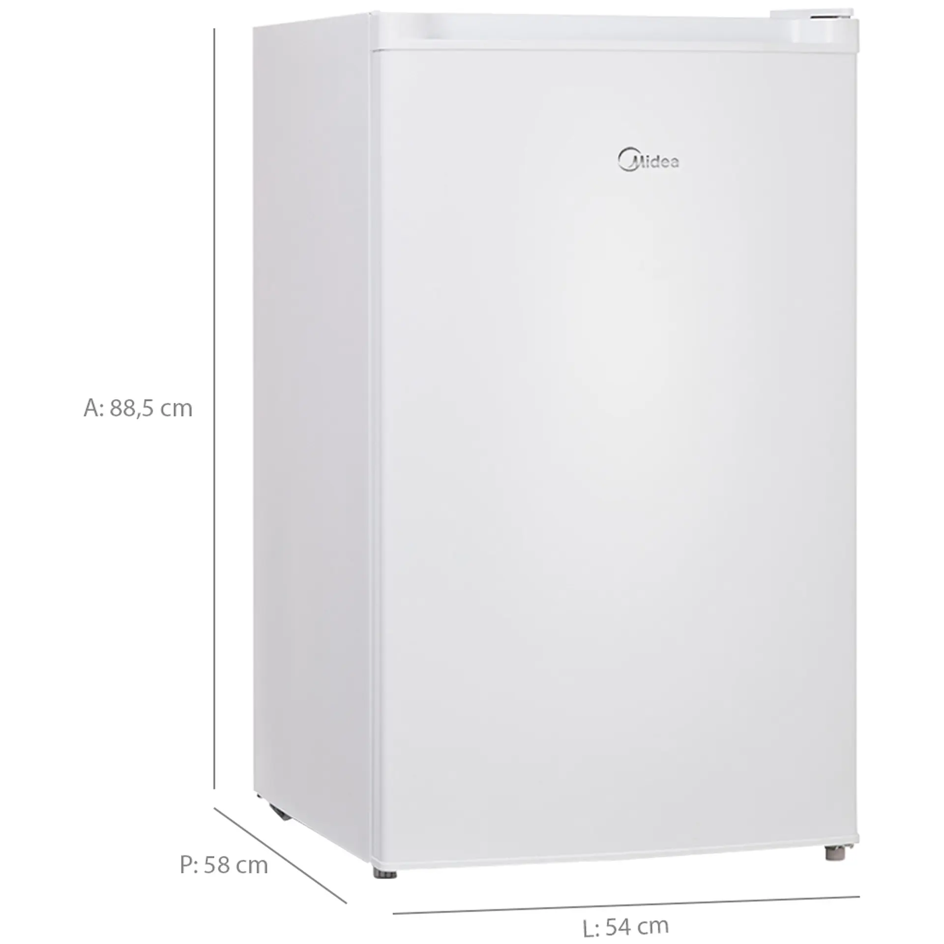 Frigobar Midea 124L 1 Porta Degelo Manual MRC12B1 - Branco - 110 Volts