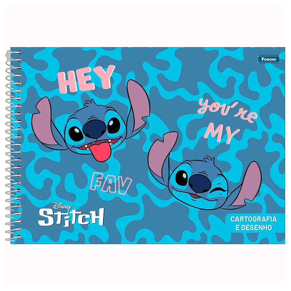 Caderno Cartografia Foroni Sititch 80 Folhas