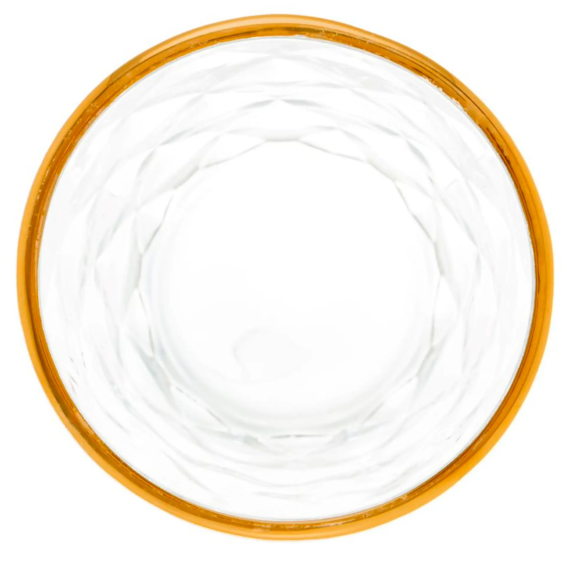 Conjunto de Copos de Vidro com Fio Dourado 350mL 6 Peças Diamond Lyor