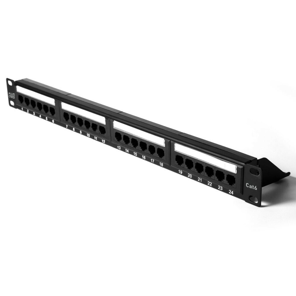 Patch Panel 24 Portas 19 Polegadas Cat.6 Pluscable - LA-P624