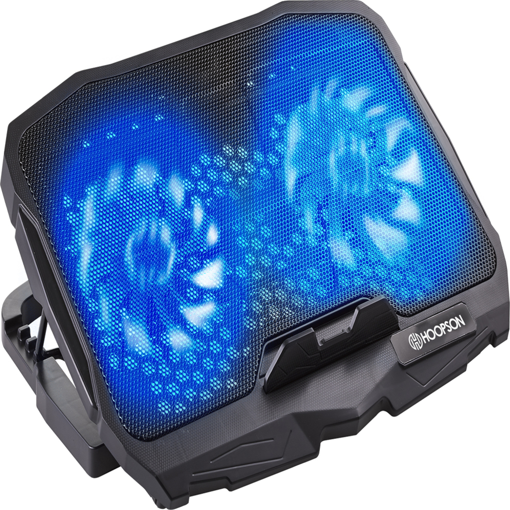 Base para Notebook até 17 Polegadas Preto com 2 Coolers e Porta USB Hoopson - BPN-005
