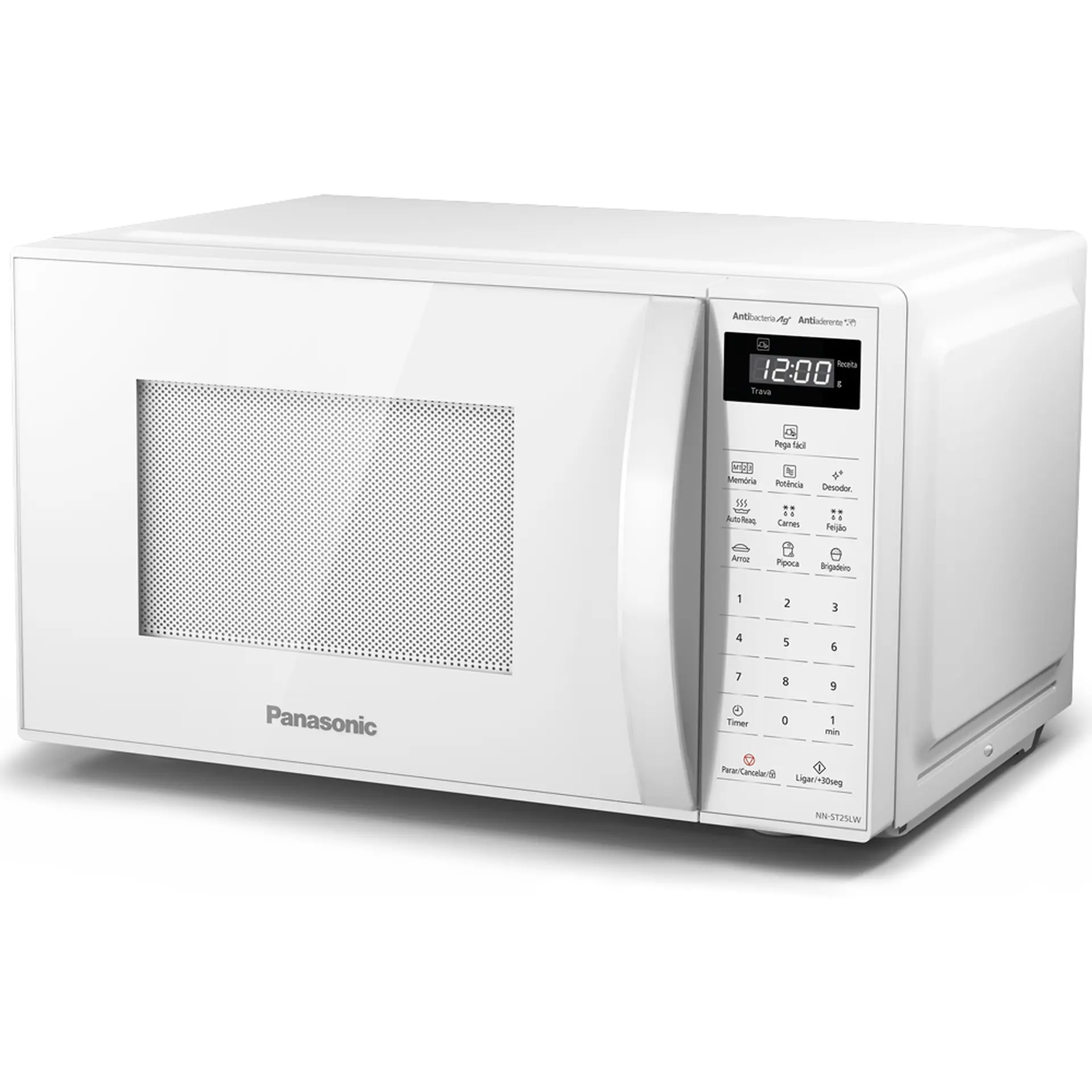 Micro-ondas de Bancada Panasonic 21L 700W com Desodorizador NN-ST25L - Branco - 220 Volts