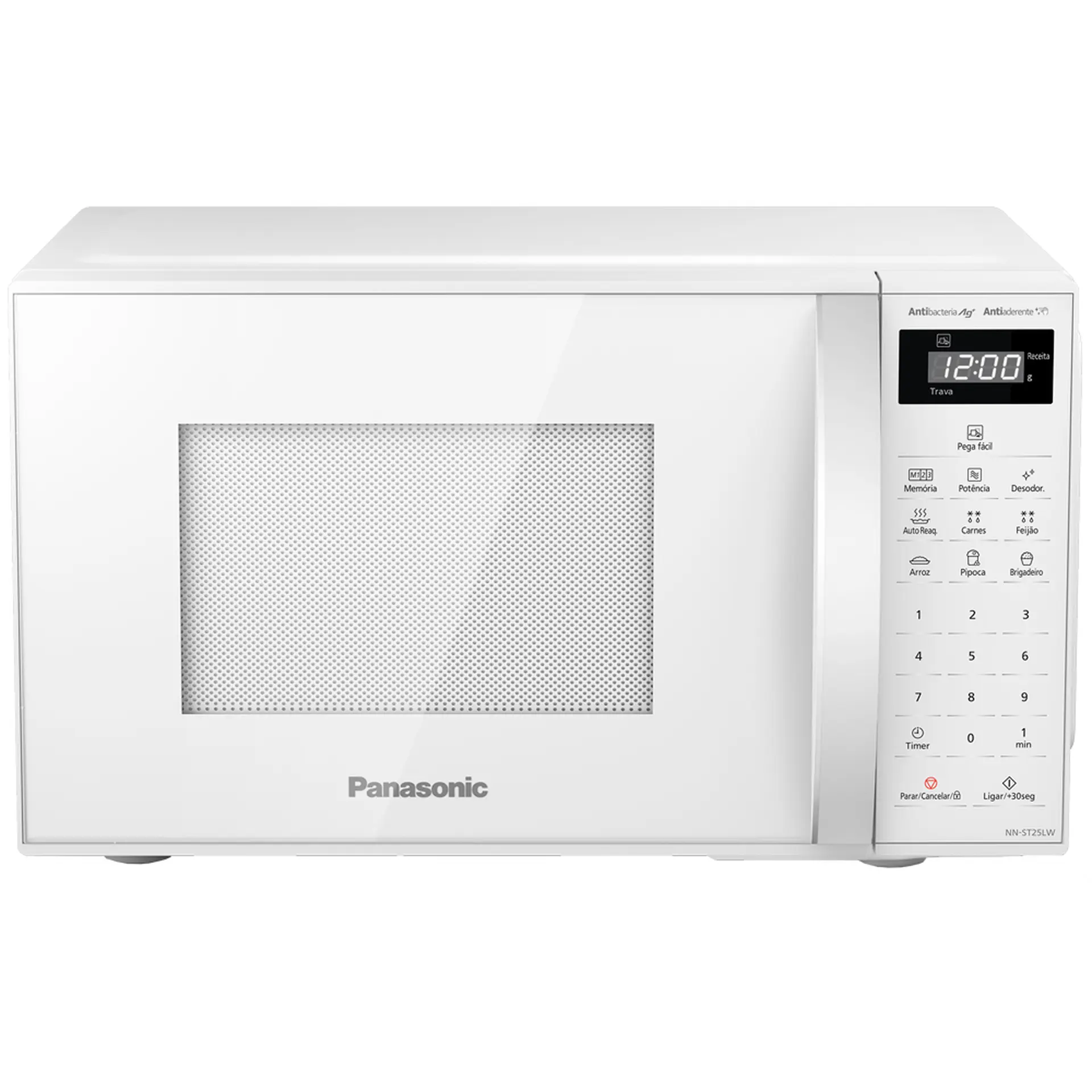 Micro-ondas de Bancada Panasonic 21L 700W com Desodorizador NN-ST25L - Branco - 220 Volts