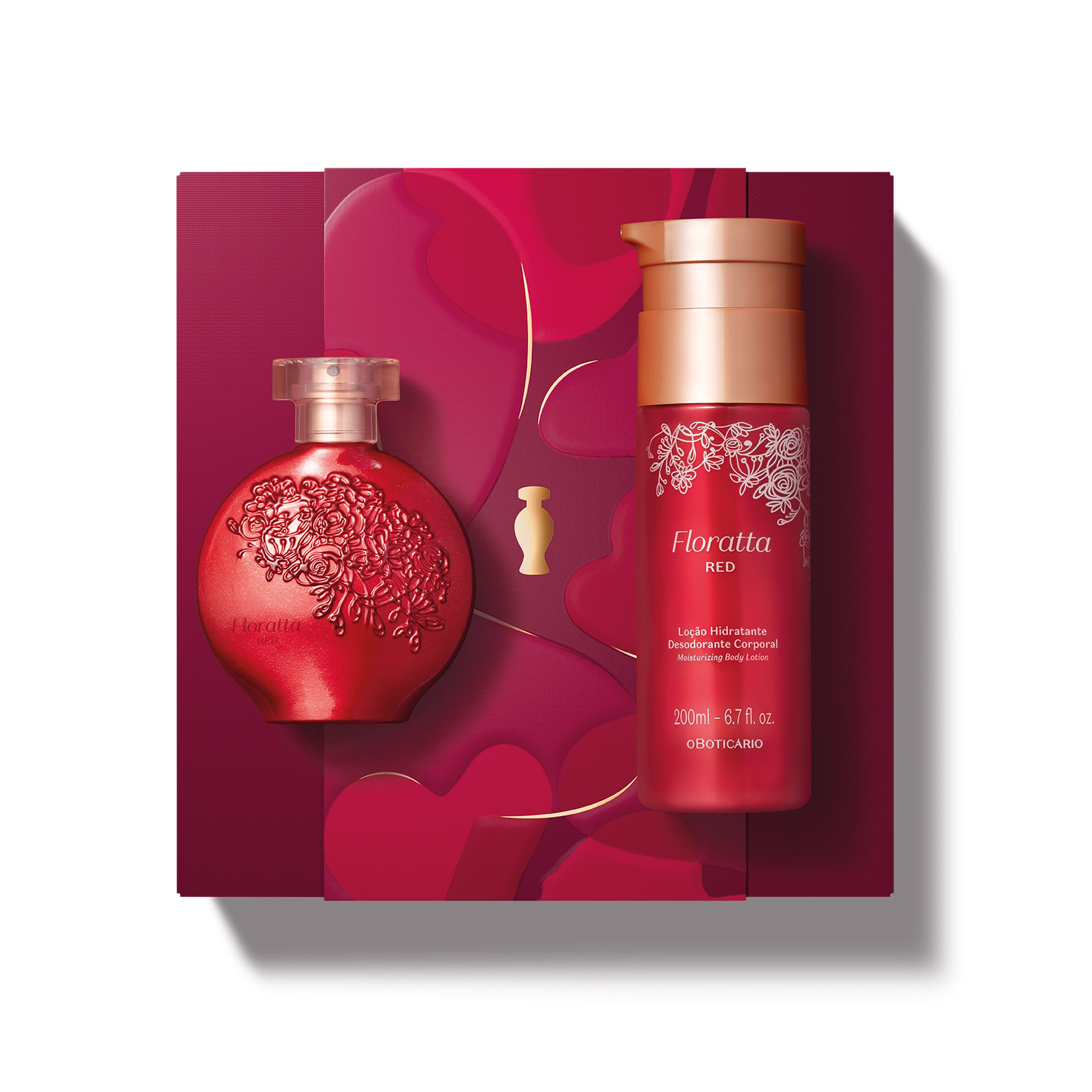Kit Presente Floratta Red (2 itens)