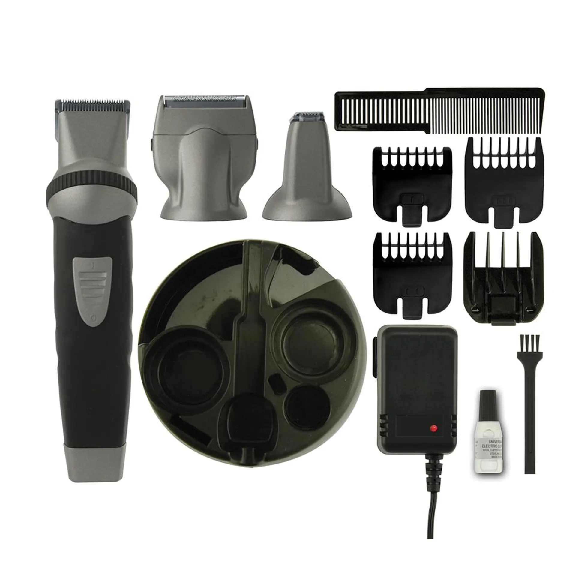 Aparador de Pelos Wahl Groomsman Body Kit 4 Pentes sem Fio - Preto - Bivolt