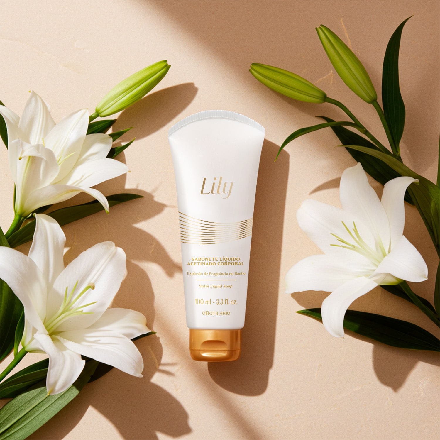 Sabonete Líquido Corporal Acetinado Lily 100ml