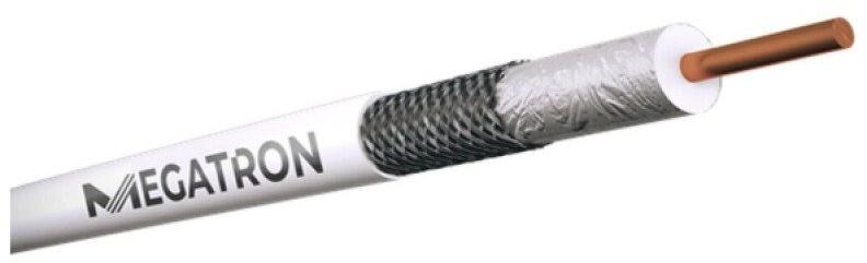Cabo Coaxial RG59 67% 75 OHMS Megatron 1440 Vendido por Metro