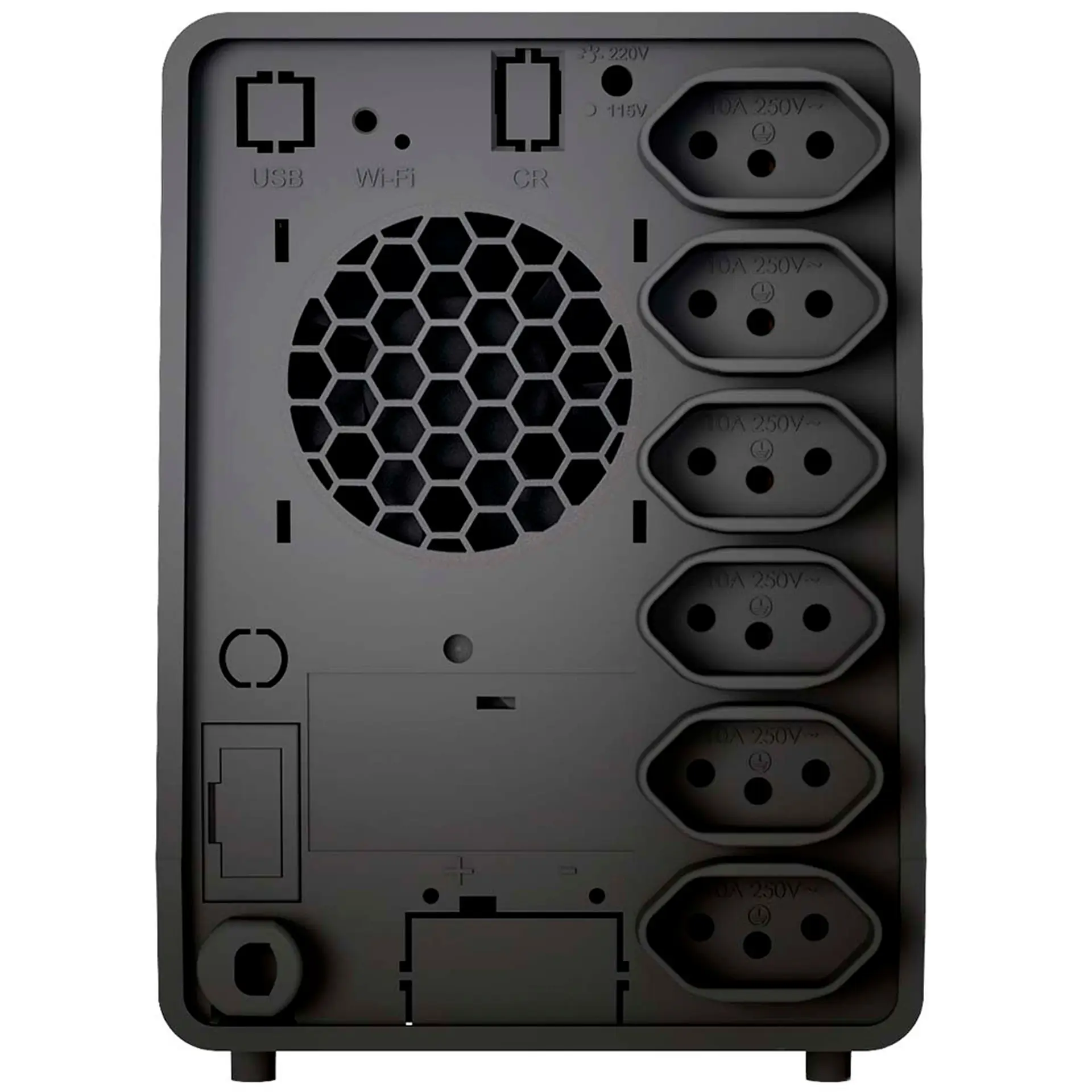 Nobreak SMS Tech 800BI 800VA 6 Tomadas 0029302 - Preto - Bivolt