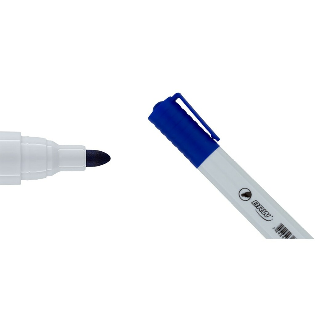 Caneta Quadro Branco 1,50mm Caixa com 12 Unidades Azul - BRW - CA3001