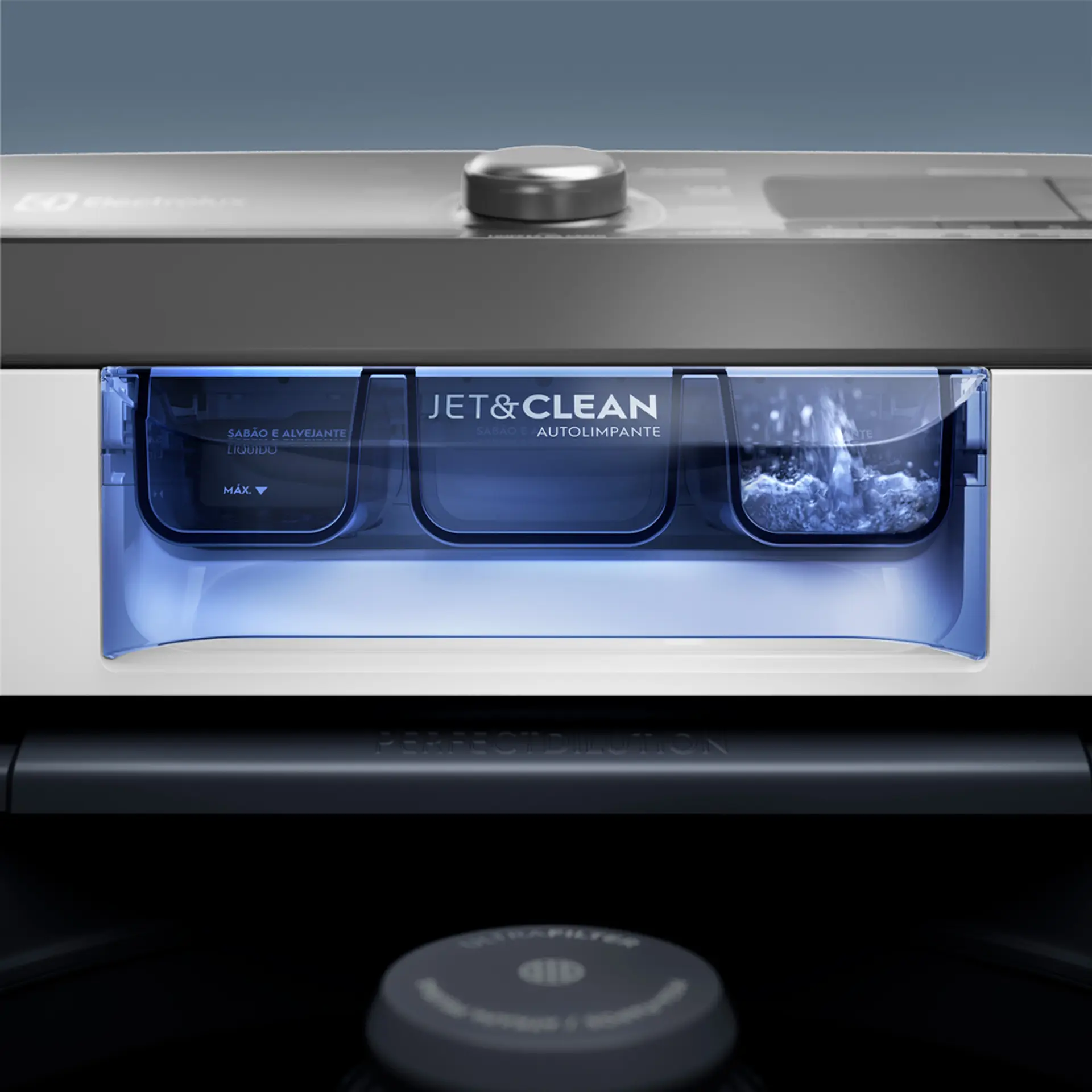 Máquina de Lavar Electrolux 18kg Automática Cesto Inox LEE18 - Branco - 220 Volts