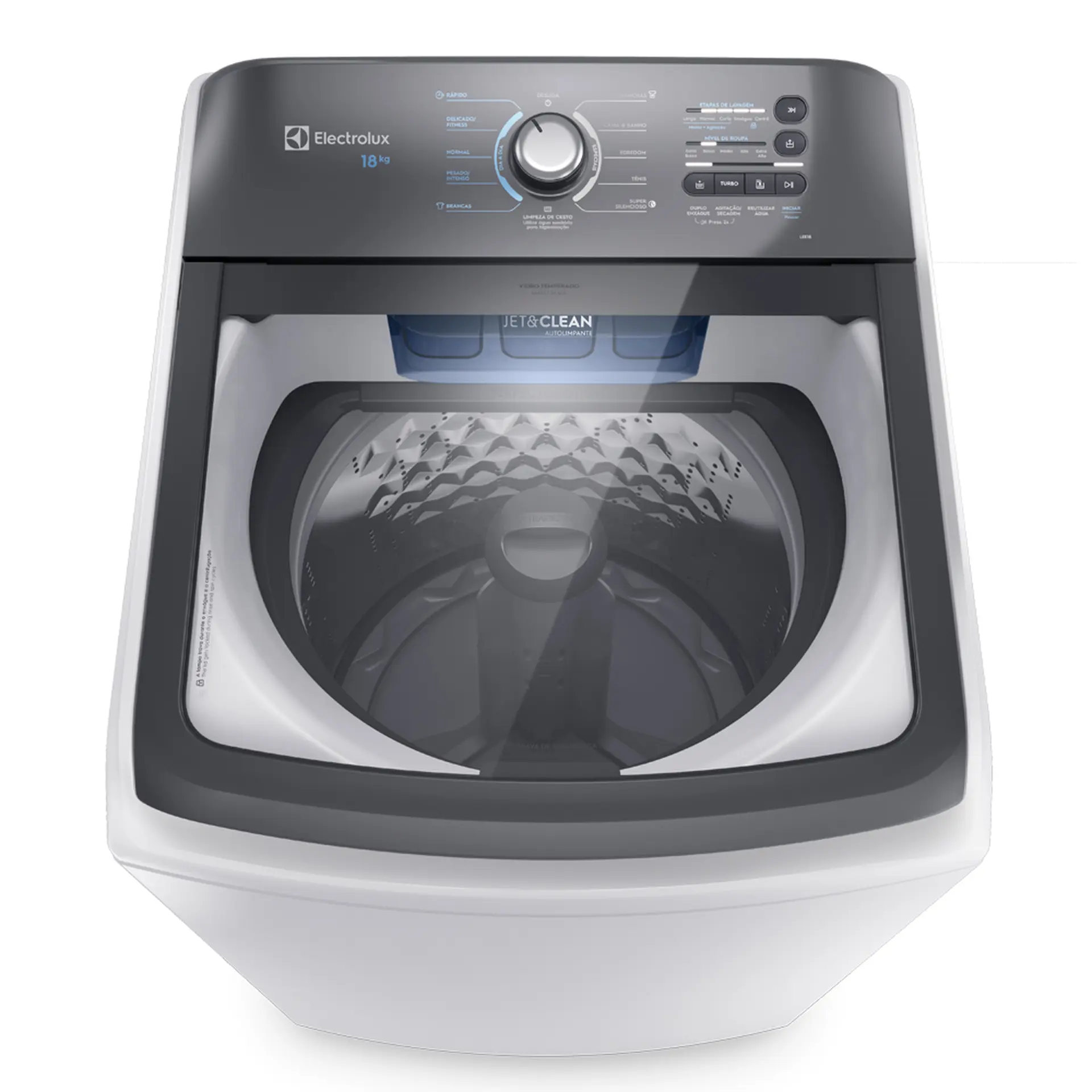 Máquina de Lavar Electrolux 18kg Automática Cesto Inox LEE18 - Branco - 220 Volts