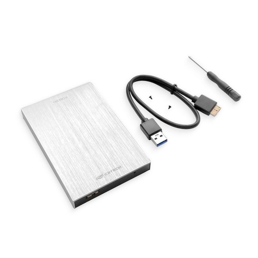 Gaveta Externa Case para HD Sata 2,5 USB 3.0 C3Tech - CH-400SI